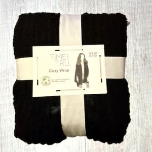 NWT Black Cozy Wrap